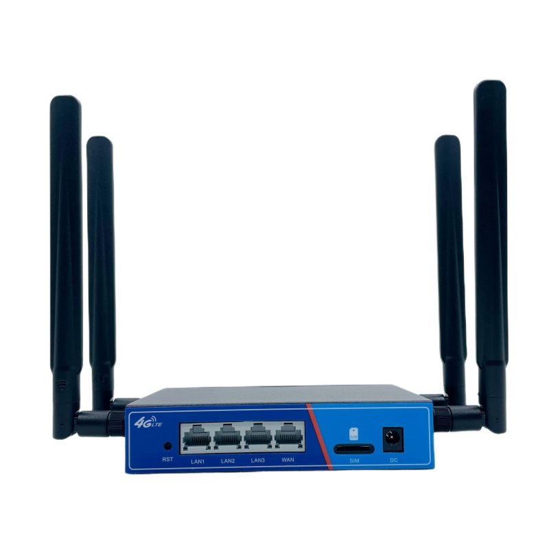 Unlocked Openwrt Industrial Cat6 3G 4G Wifi Gsm Lte Cpe Modem Router With Sim Card Slot